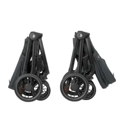 Poussette duo oxford + nacelle sense twillic graphite