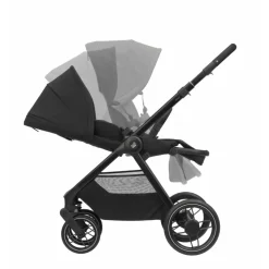 Poussette duo oxford + siège auto pebble 360 twillic black