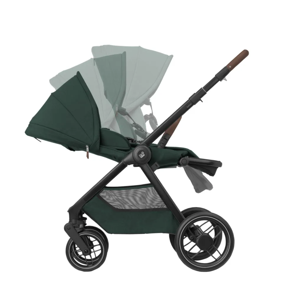 Poussette duo oxford + siège auto pebble 360 twillic green
