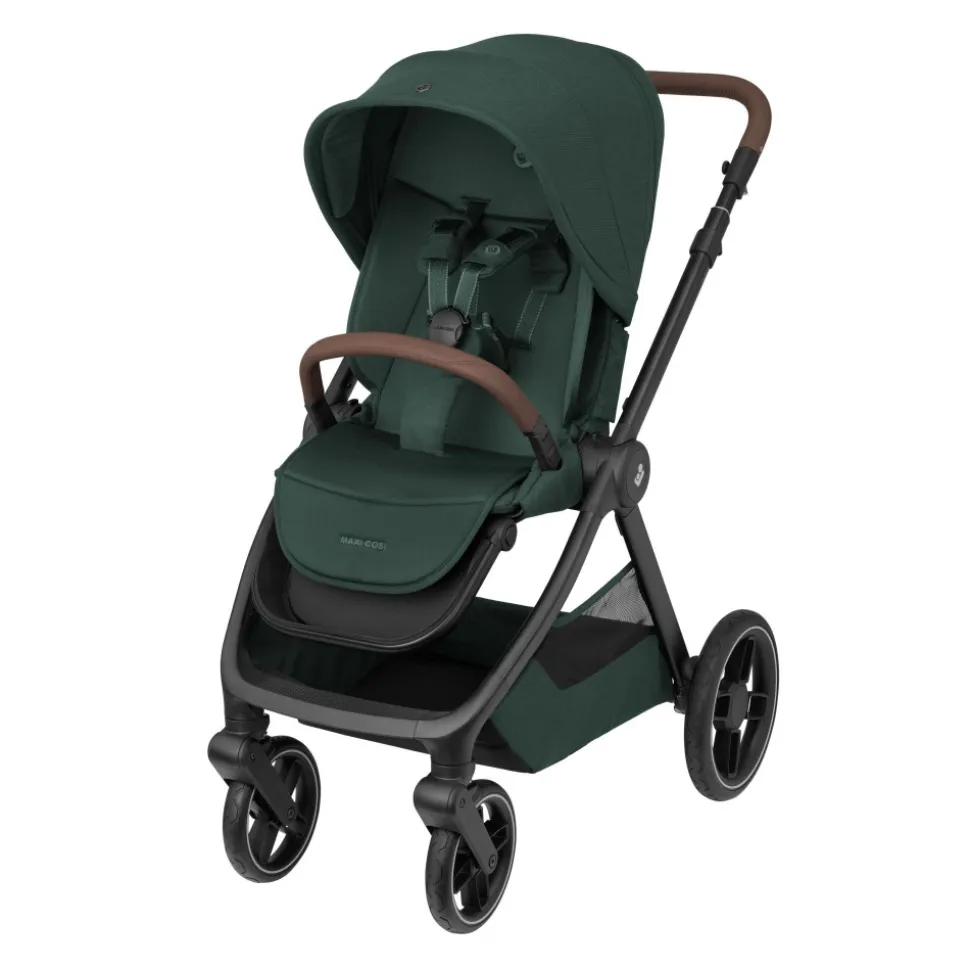 Poussette duo oxford + siège auto pebble 360 twillic green