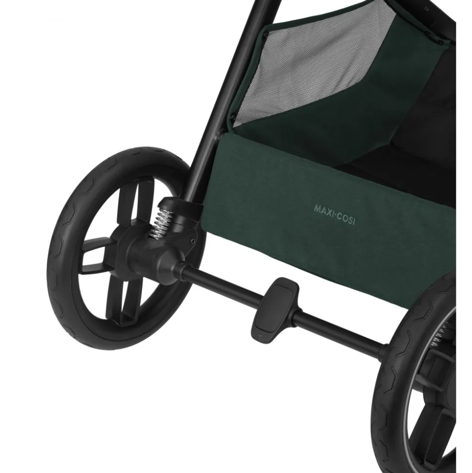 Poussette duo oxford + siège auto pebble 360 twillic green