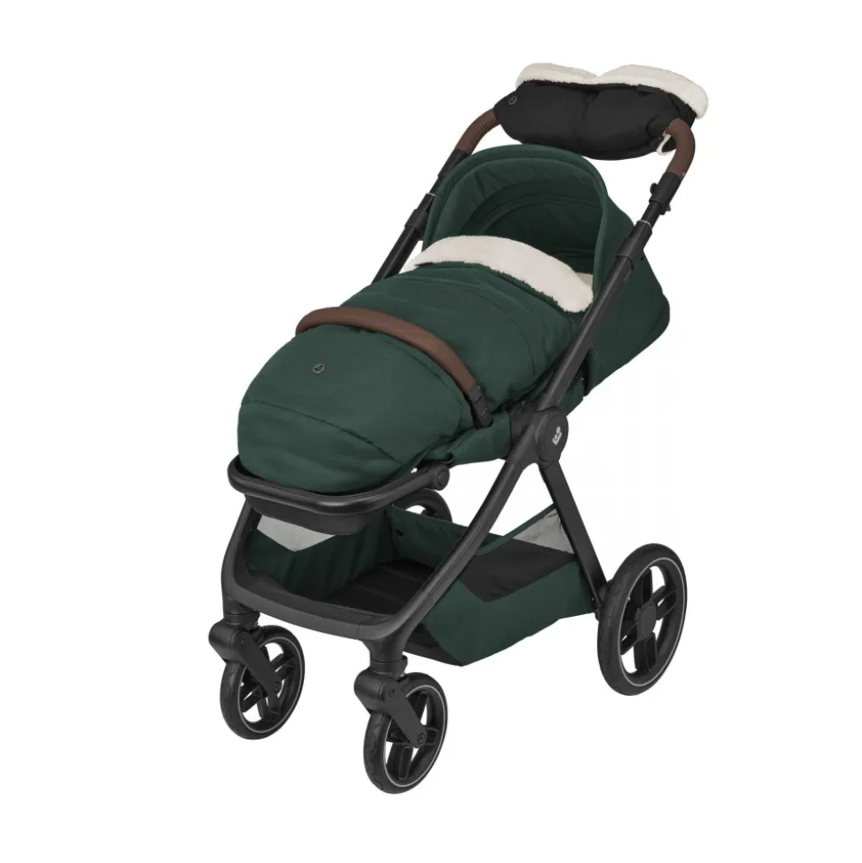 Poussette duo oxford + siège auto pebble 360 twillic green