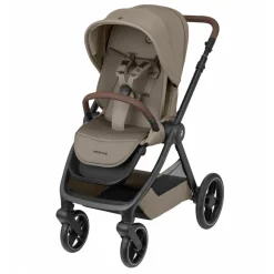 Poussette duo oxford + siège auto pebble 360 pro 2 twillic truffle + base familyfix 360 pro
