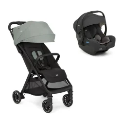 Poussette duo pact pro abyss vert + siège auto i-gemm 3 shale noir