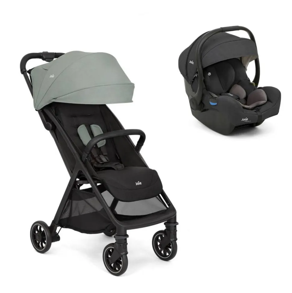 Poussette duo pact pro abyss vert + siège auto i-gemm 3 shale noir
