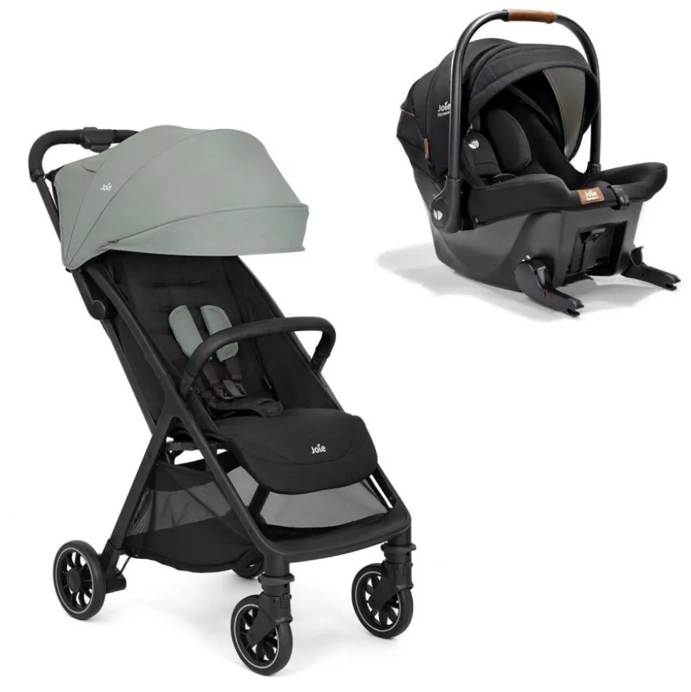 Poussette duo pact pro abyss vert + siège auto sprint eclipse noir