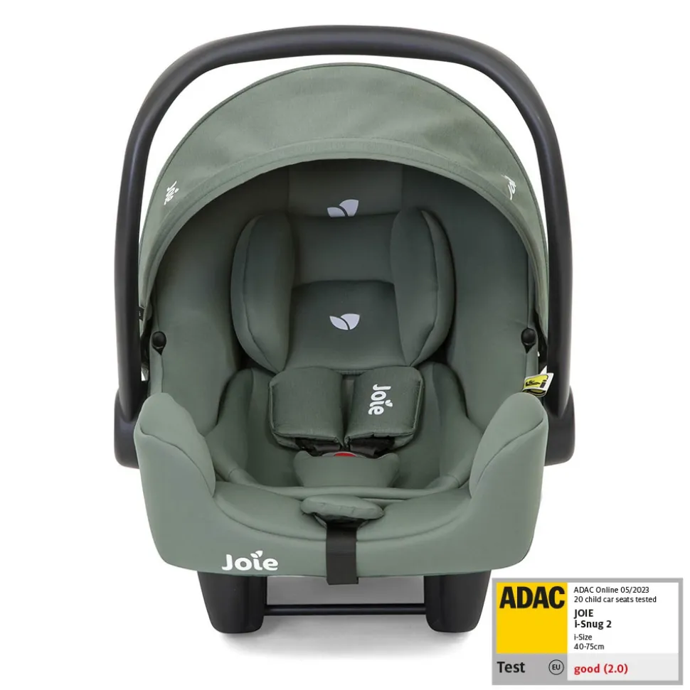Poussette duo parcel lx signature evergreen + siège auto i-snug 2 laurel vert
