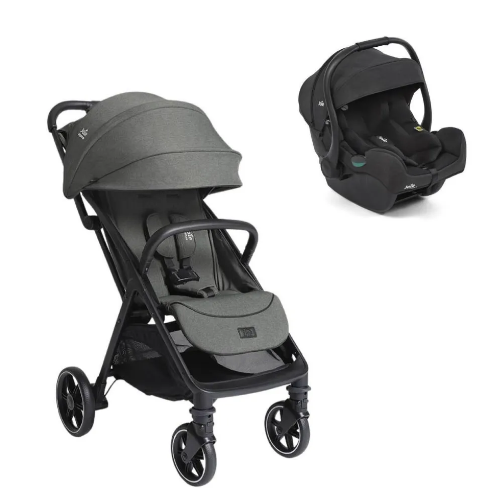 Poussette duo parcel lx signature evergreen + siège auto i-gemm 3 raven