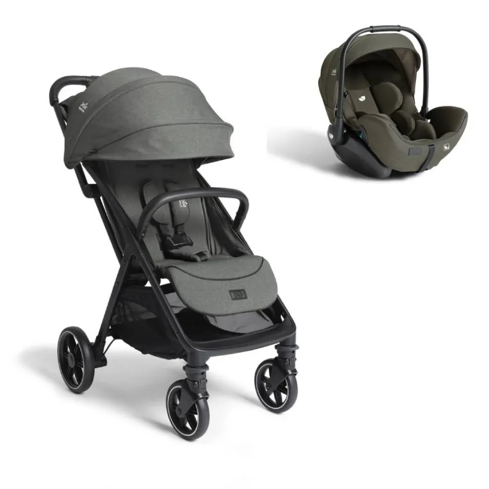 Poussette duo parcel lx signature + siège auto i-level pro signature evergreen vert