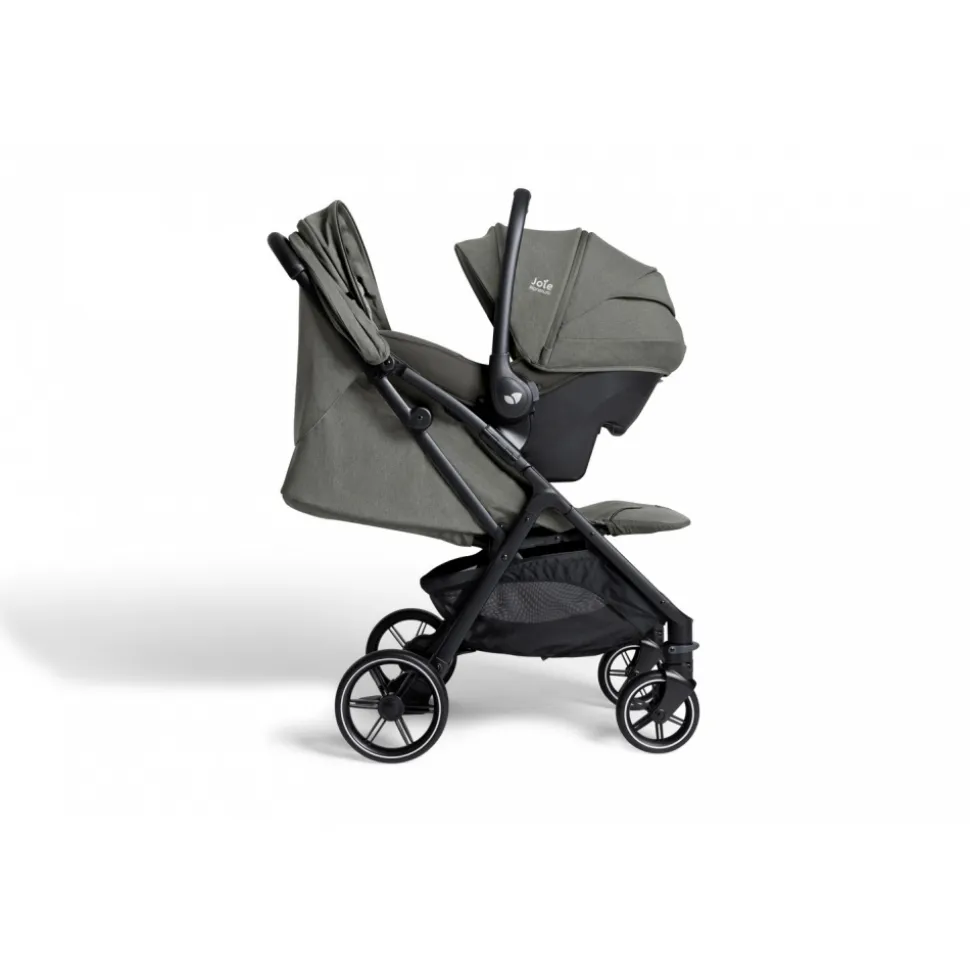 Poussette duo parcel lx signature + siège auto i-level pro signature evergreen vert