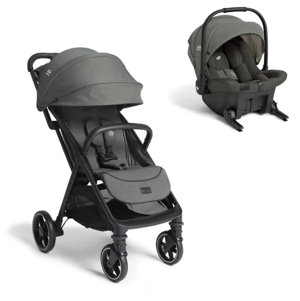 Poussette duo parcel lx signature + siège auto sprint evergreen vert