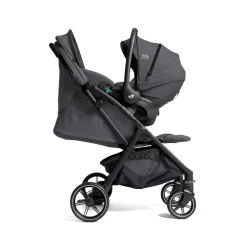 Poussette duo parcel lx signature ebony + siège auto i-snug 2 raven