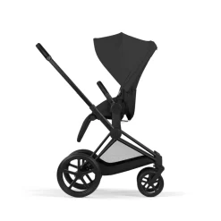 Poussette duo priam 5 avec nacelle pliable châssis matt black sepia black