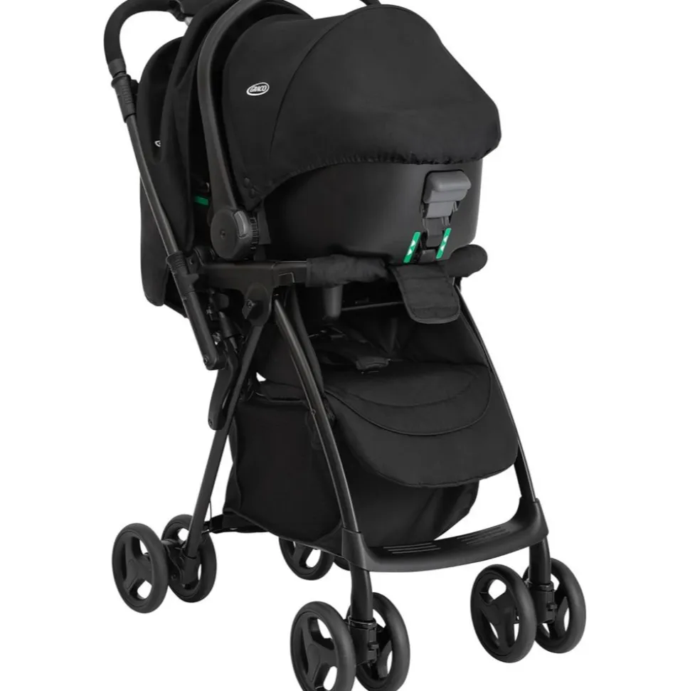 Poussette duo revaya + siège auto snuglite midnight