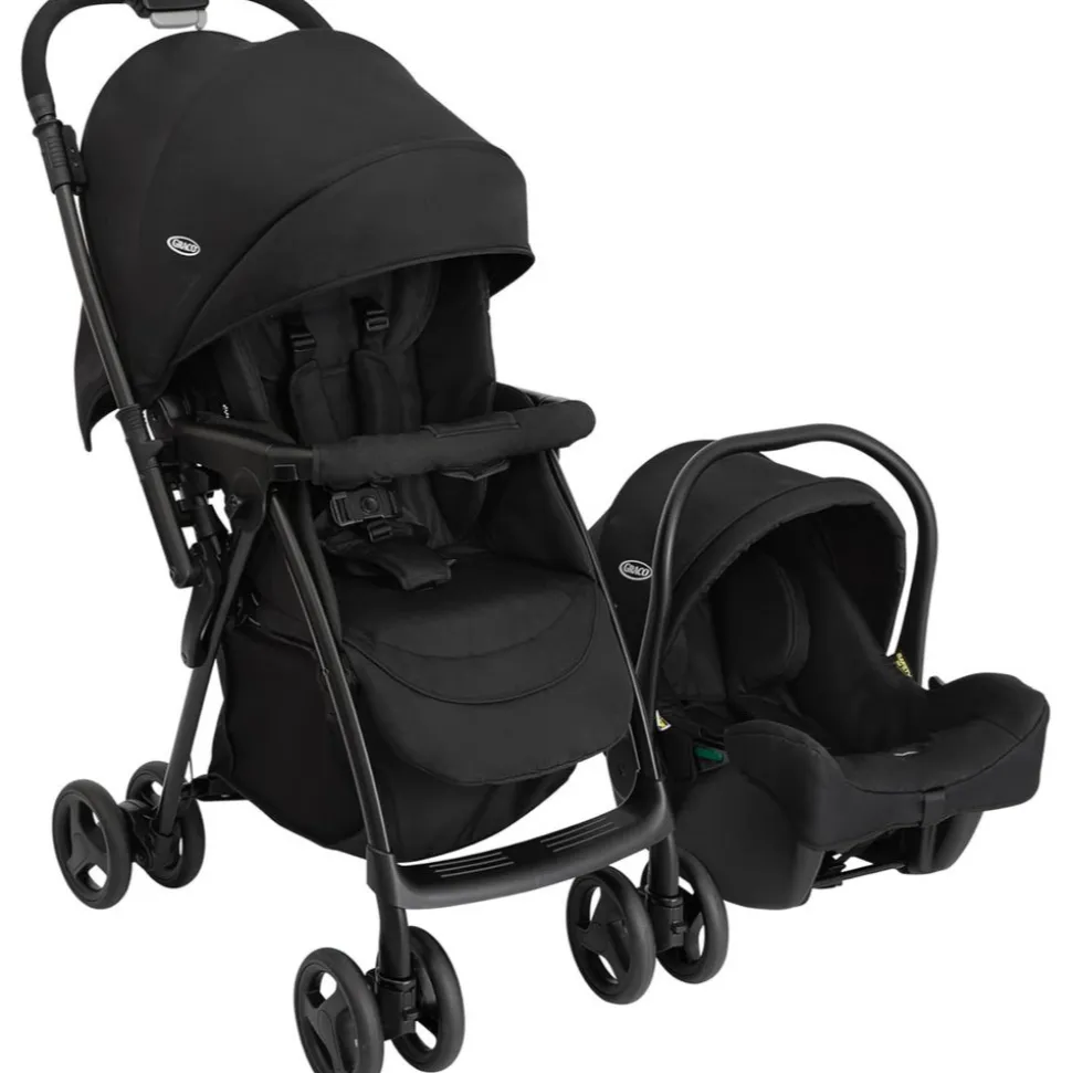 Poussette duo revaya + siège auto snuglite midnight