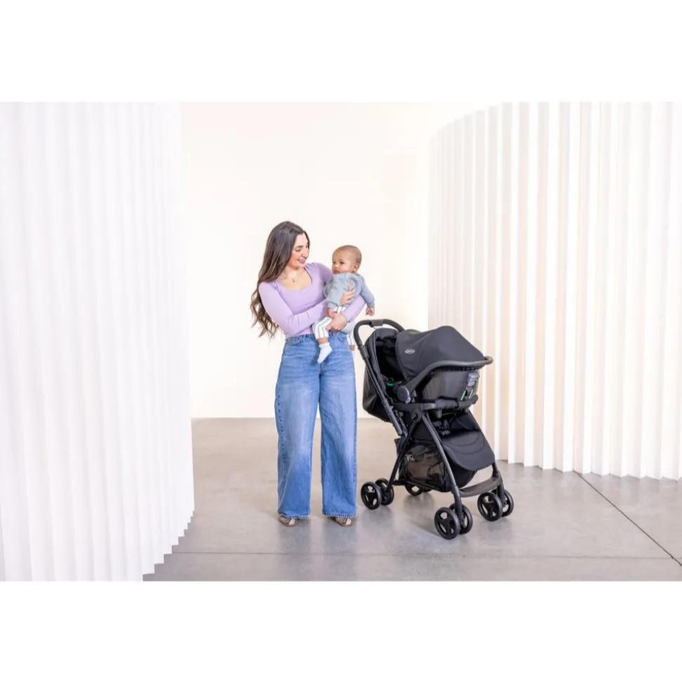 Poussette duo revaya + siège auto snuglite midnight