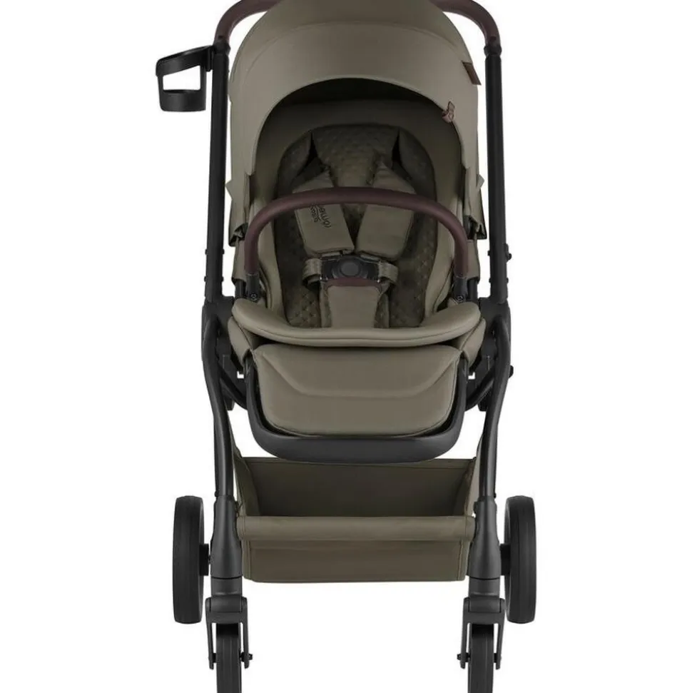 Poussette duo rio + siège auto i-size baby safe pro urban olive lux