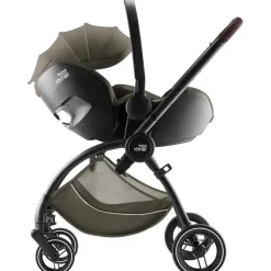 Poussette duo rio + siège auto i-size baby safe pro urban olive lux