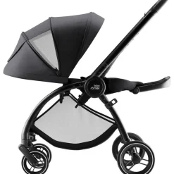 Poussette duo rio + siège auto i-size baby safe pro carbon black style