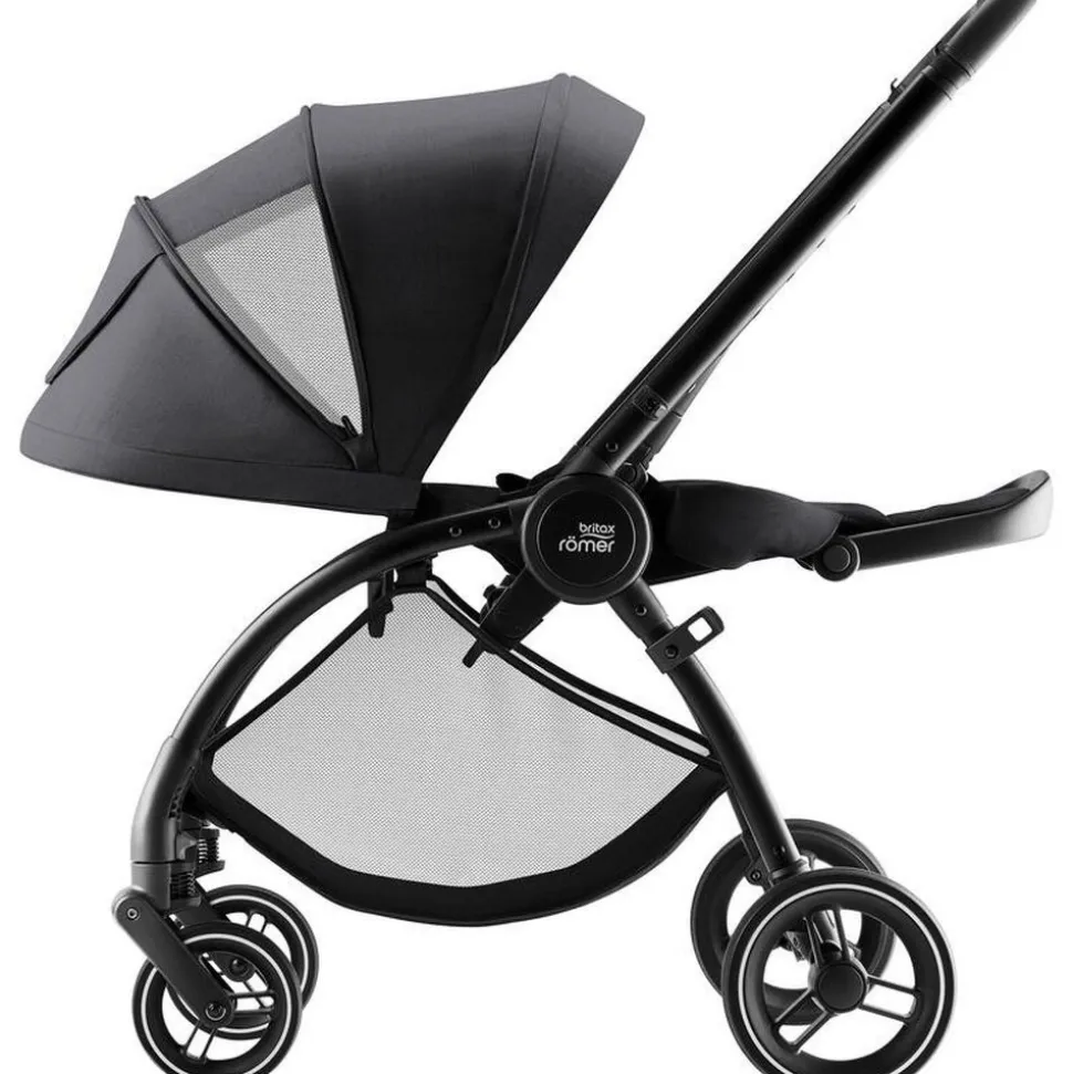 Poussette duo rio + siège auto i-size baby safe pro carbon black style