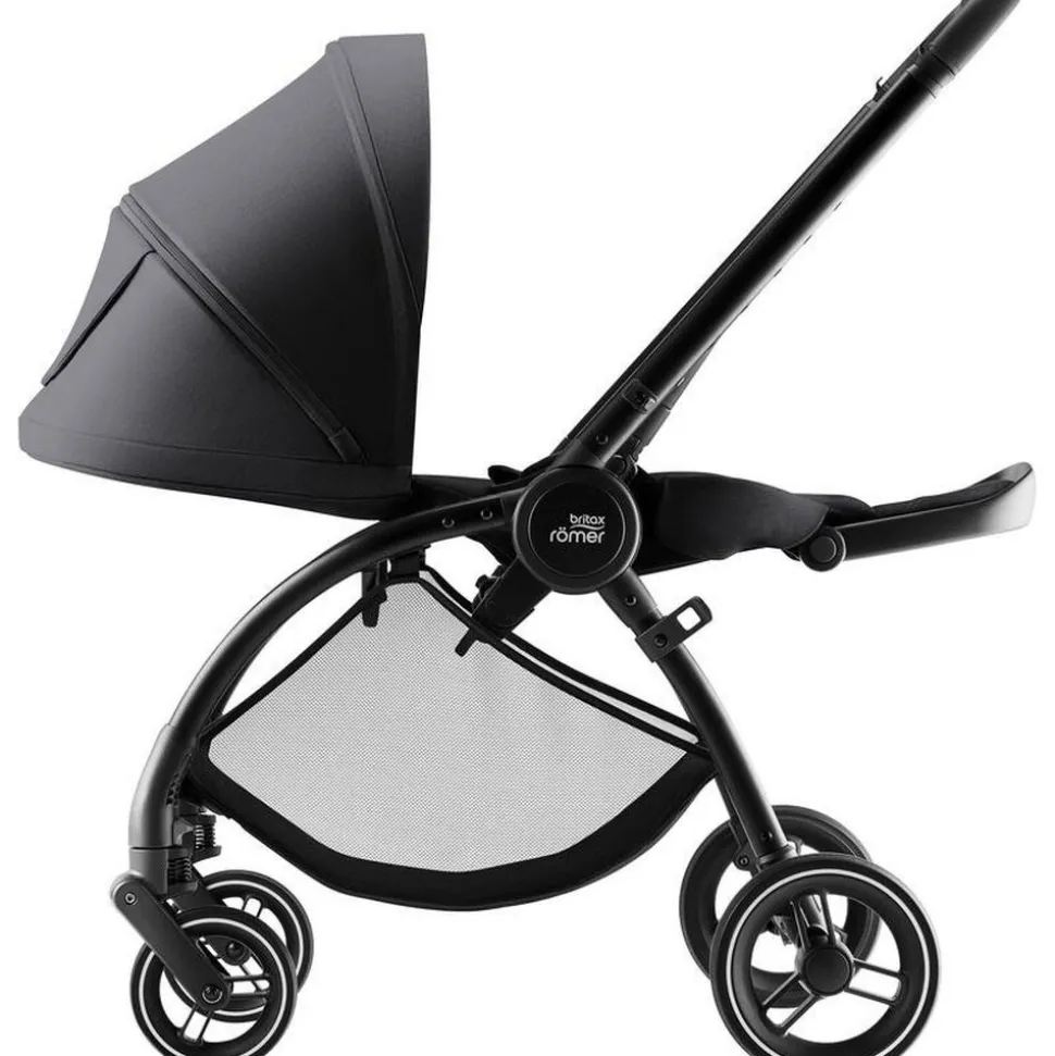 Poussette duo rio + siège auto i-size baby safe pro carbon black style