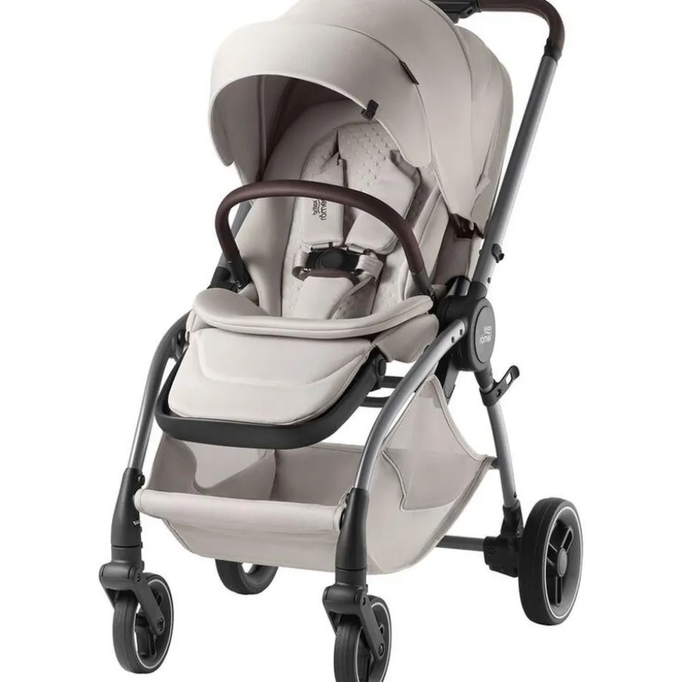 Poussette duo rio + siège auto i-size baby safe pro soft taupe lux