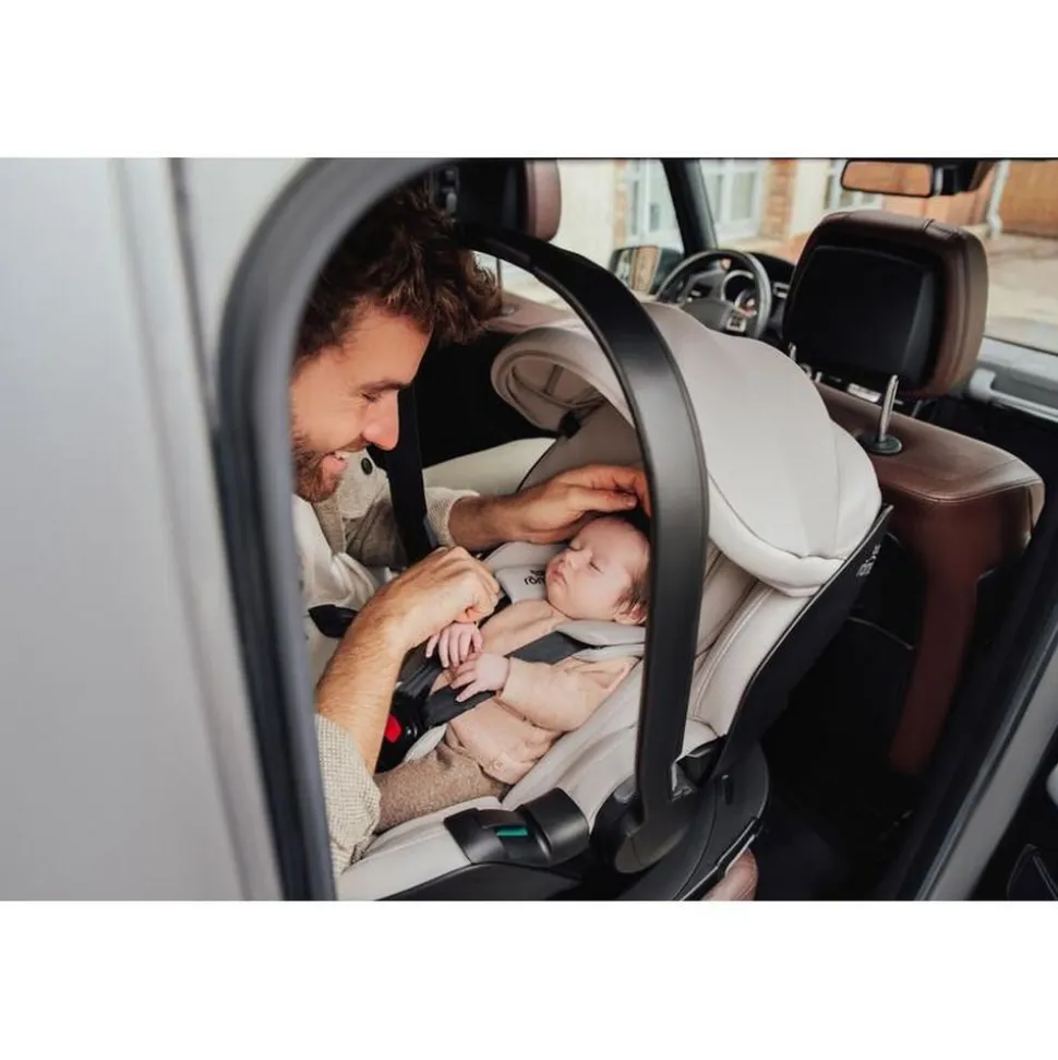 Poussette duo rio + siège auto i-size baby safe pro soft taupe lux