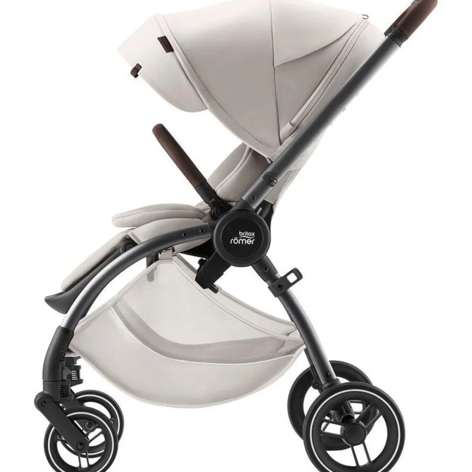 Poussette duo rio + siège auto i-size baby safe pro soft taupe lux