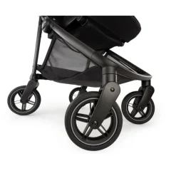 Poussette duo swiv caviar + nacelle cari next caviar
