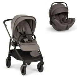 Poussette duo swiv granite + siège auto arra flex thunder