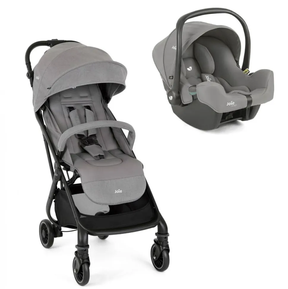 Poussette duo tourist pebble + siège auto i-snug 2 pebble