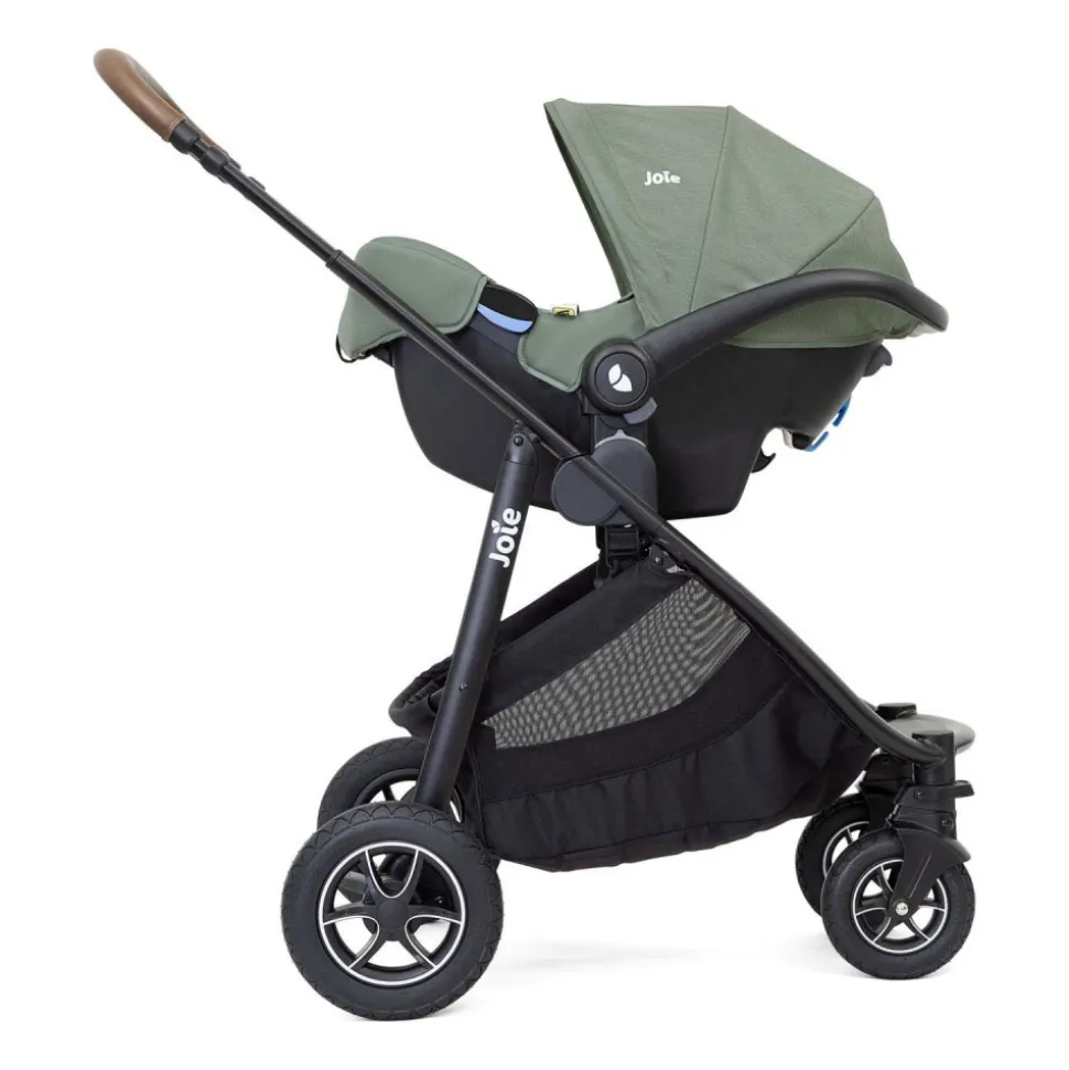 Poussette duo tourist + siège auto i-snug 2 laurel vert
