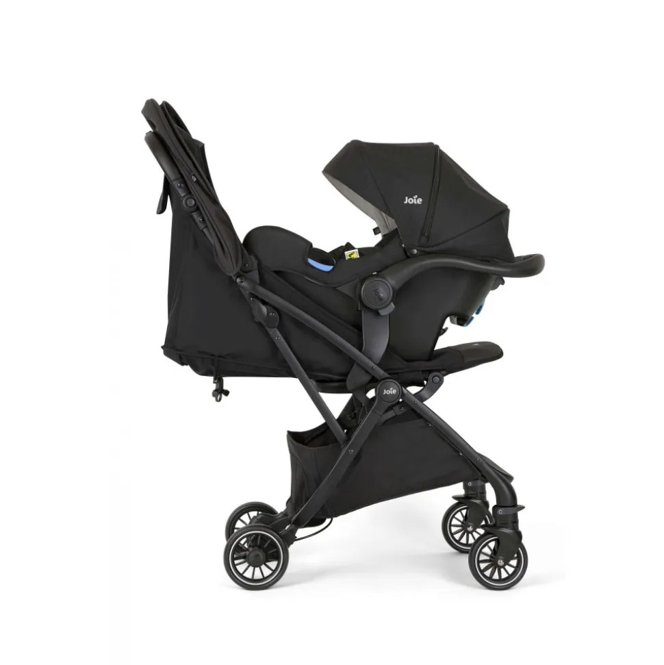 Poussette duo tourist + siège auto i-snug 2 shale noir