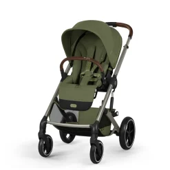 Poussette duo tout terrain balios s lux 4 avec nacelle pliable moss green