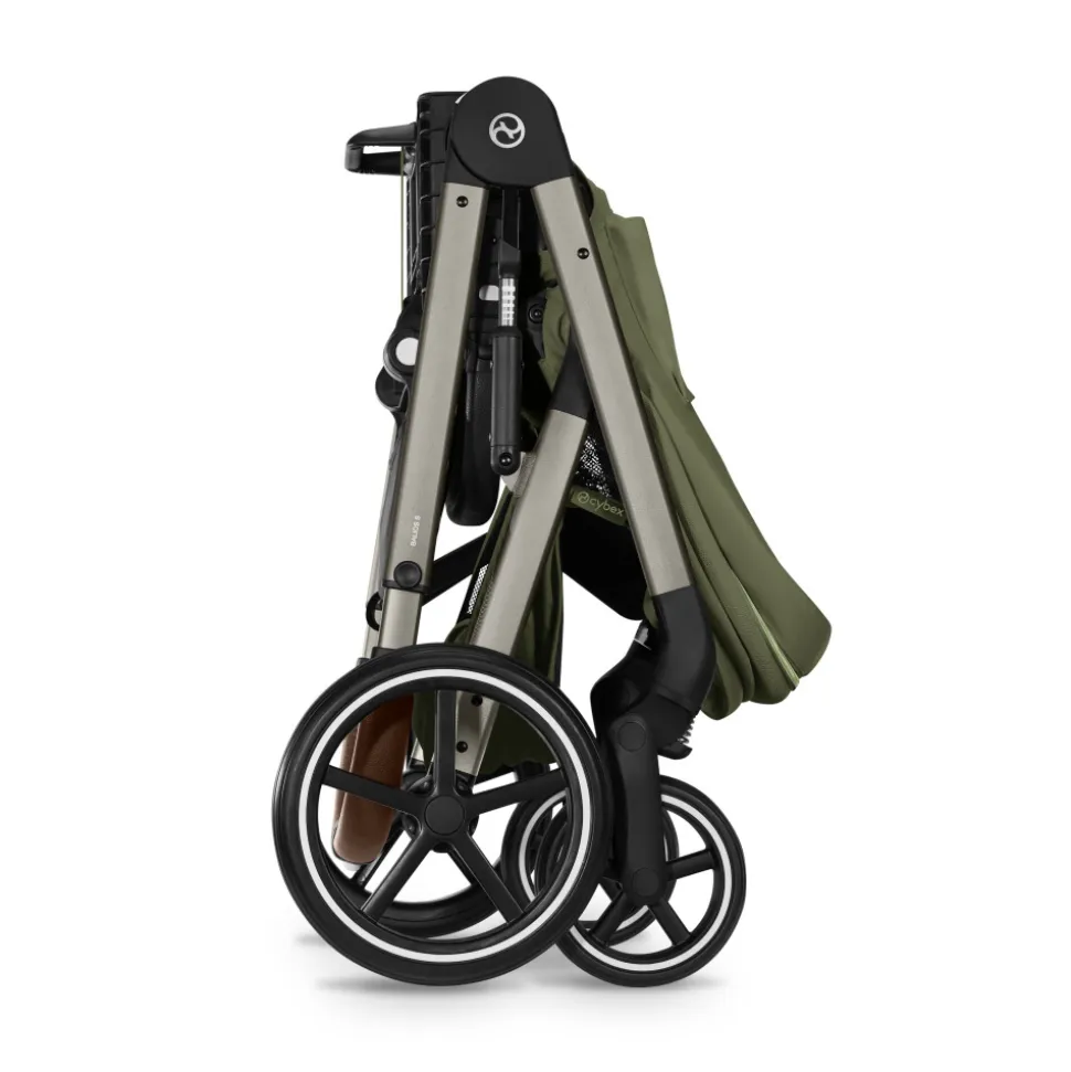 Poussette duo tout terrain balios s lux 4 avec nacelle pliable moss green