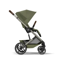 Poussette duo tout terrain balios s lux 4 avec nacelle pliable moss green