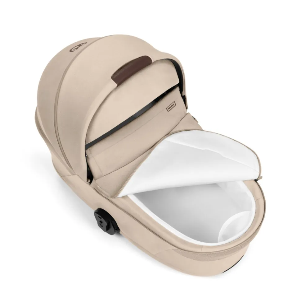 Poussette duo tout terrain balios s lux 4 avec nacelle pliable almond beige