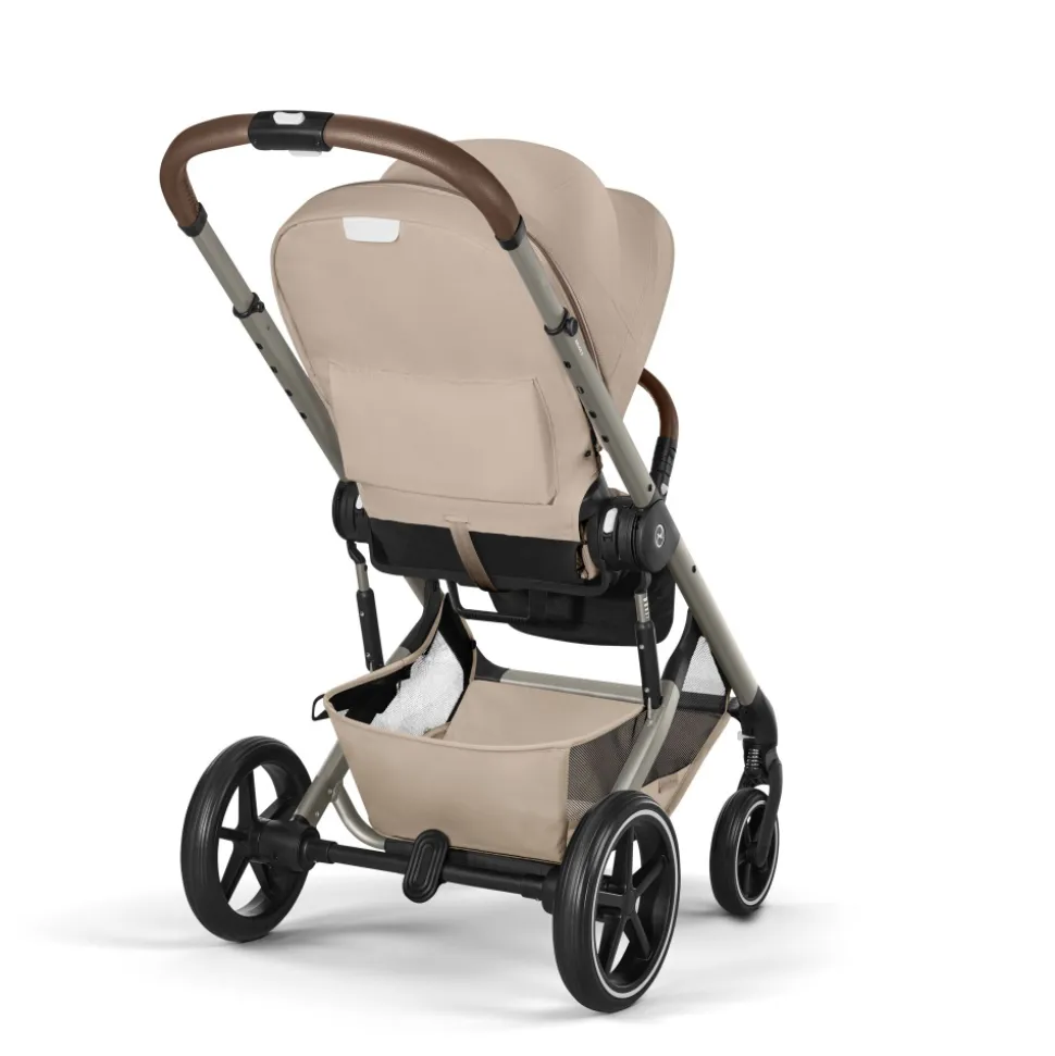 Poussette duo tout terrain balios s lux 4 avec nacelle s lux almond beige