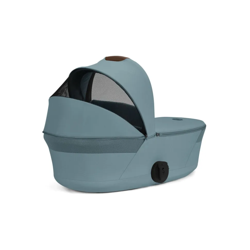 Poussette duo tout terrain balios s lux 4 avec nacelle pliable stormy blue