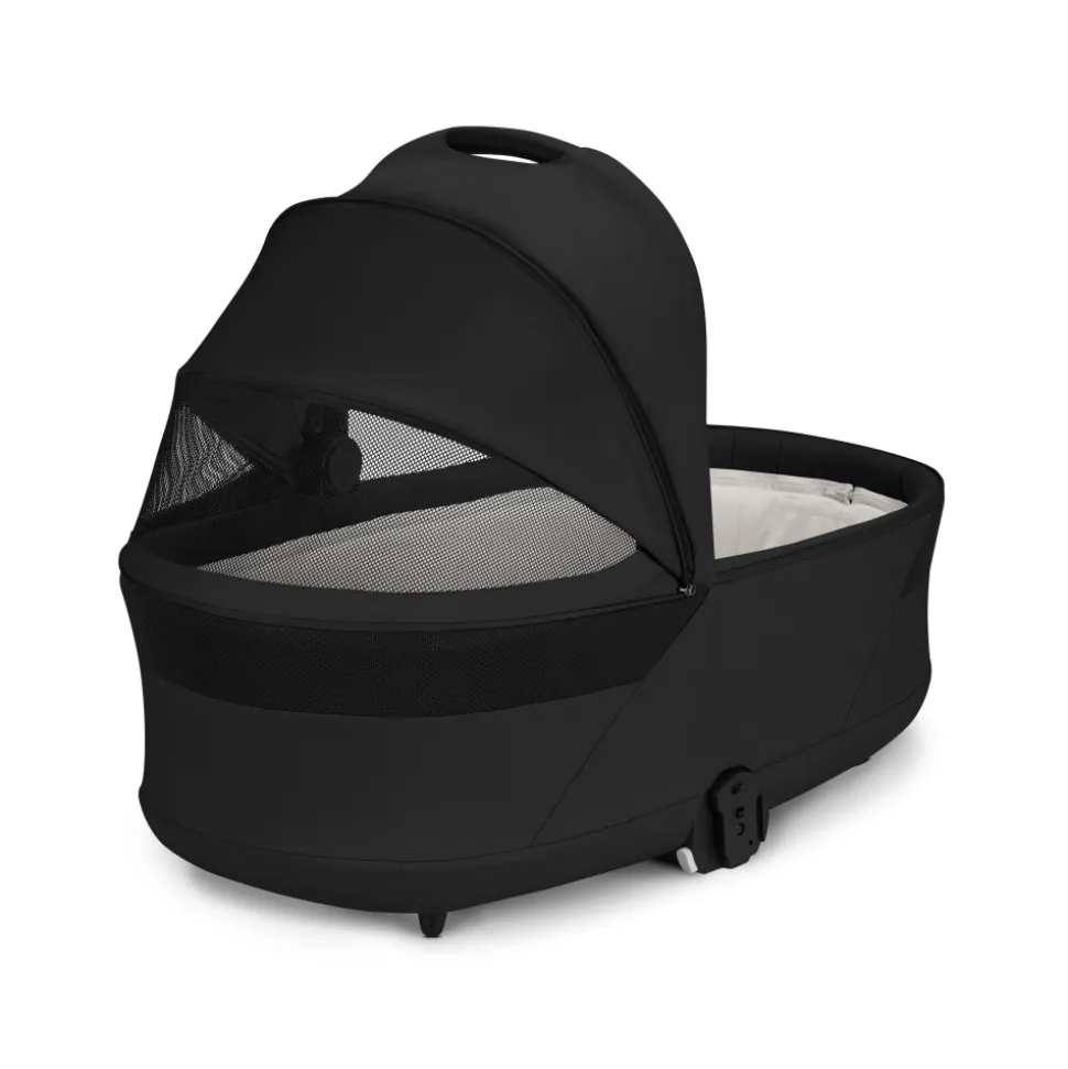 Poussette duo tout terrain balios s lux 4 avec nacelle s lux moon black