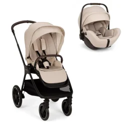 Poussette duo triv lx + siège auto arra flex biscotti