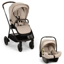 Poussette duo triv next + siège auto pipa next biscotti
