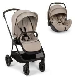 Poussette duo triv next + siège auto arra flex chateau