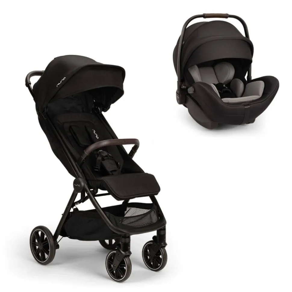 Poussette duo trvl lx + siège auto arra flex caviar