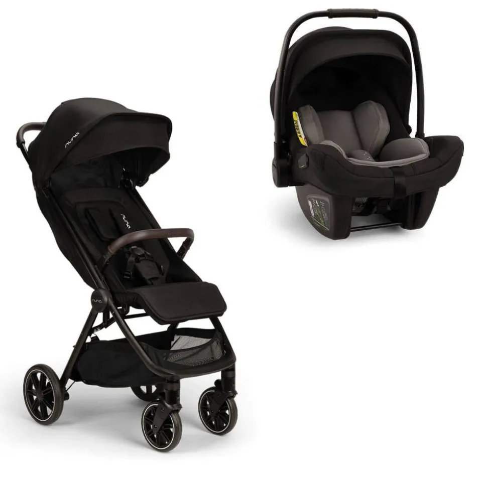 Poussette duo trvl lx + siège auto pipa next caviar