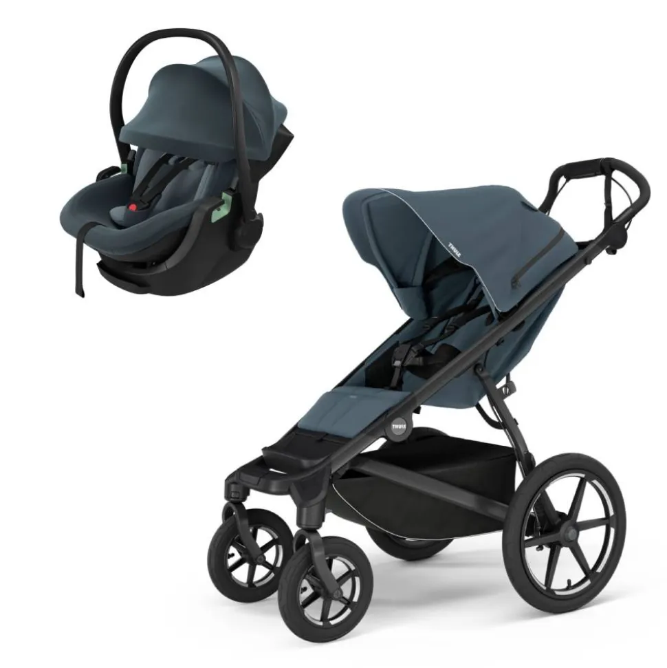 Poussette duo urban glide 4 dark slate + siège auto maple darkest blue