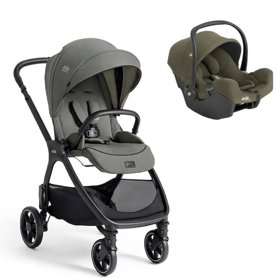Poussette duo valora evergreen + siège auto i-snug 2 fern