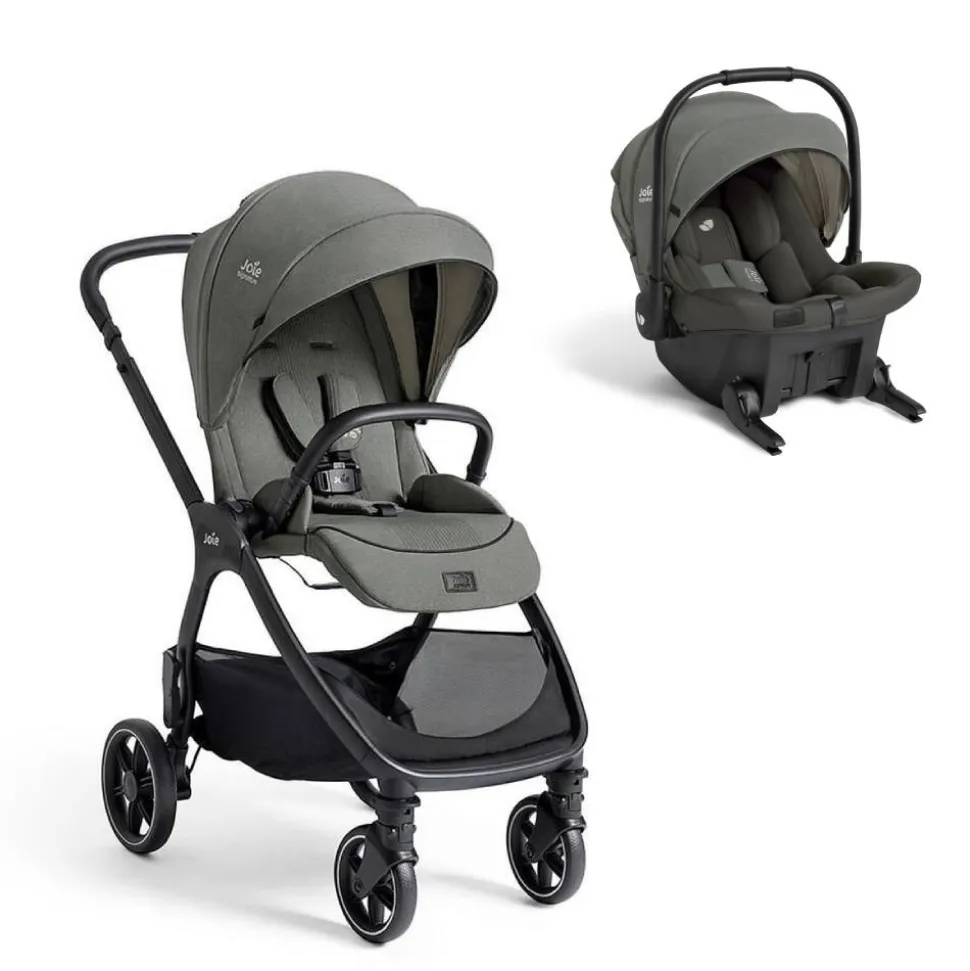 Poussette duo valora + siège auto sprint r129 evergreen