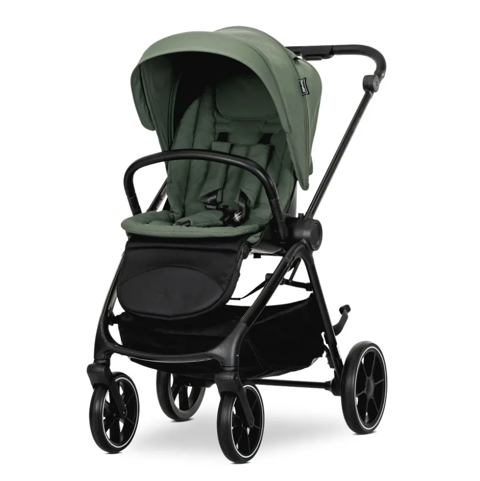 Poussette duo venice + nacelle vert