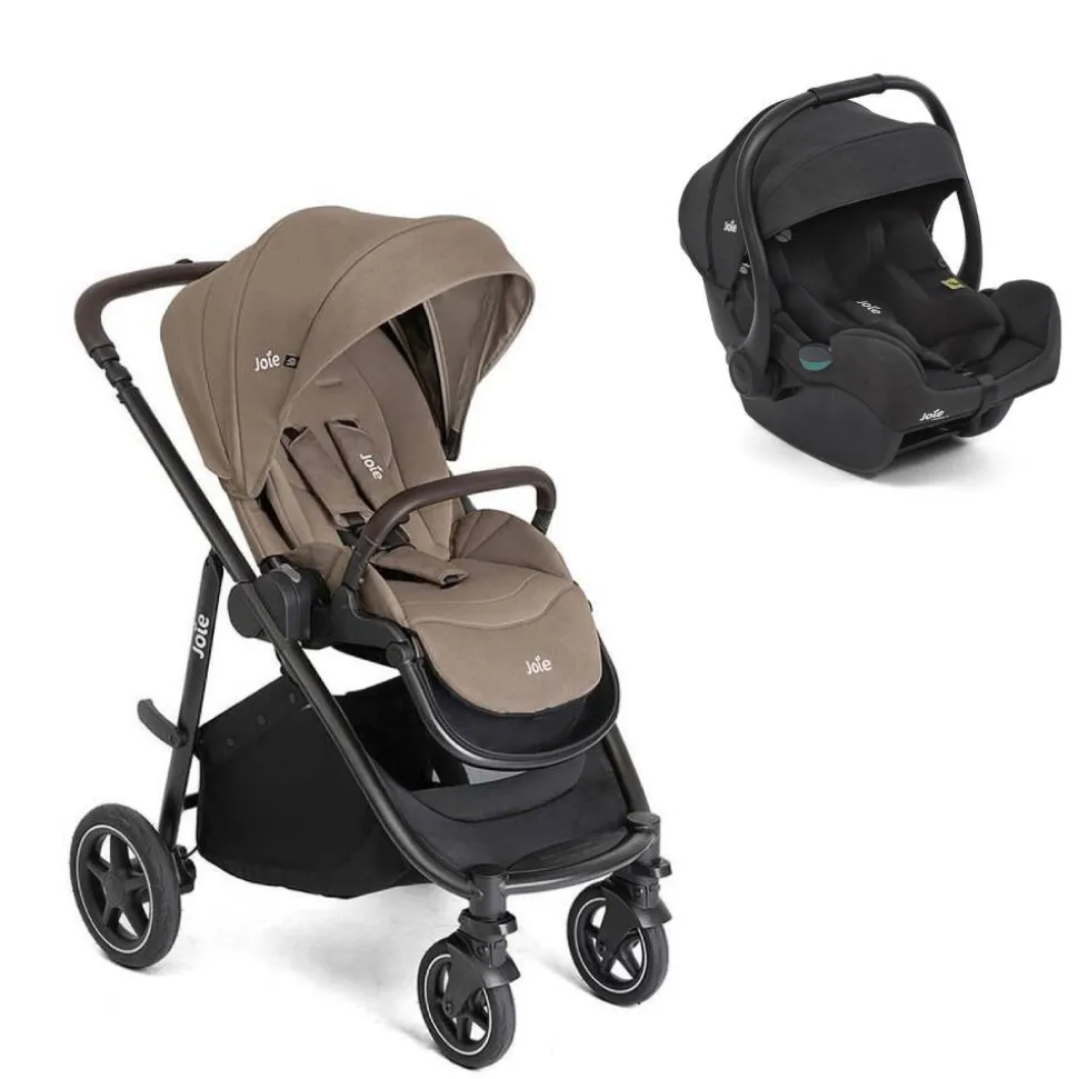 Poussette duo versatrax cashew + siège auto i-gemm 3 raven